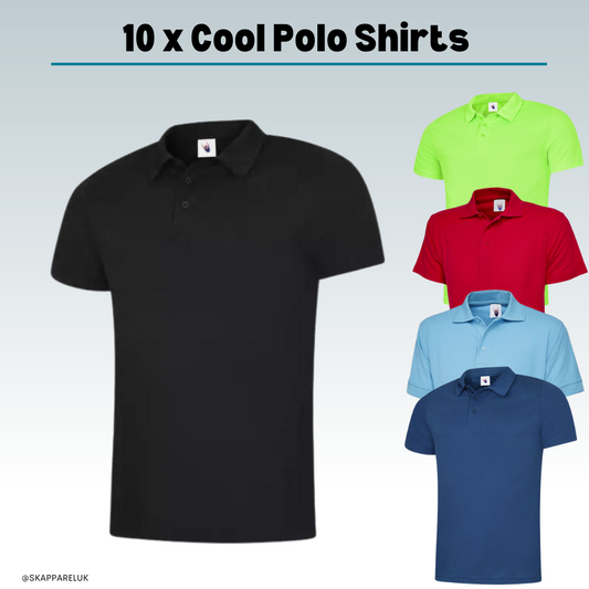 10 x Cool Polo Shirts