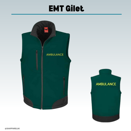 EMT Softshell Gilet - Choose your text