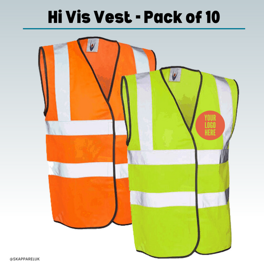 10 x Hi Vis Vests