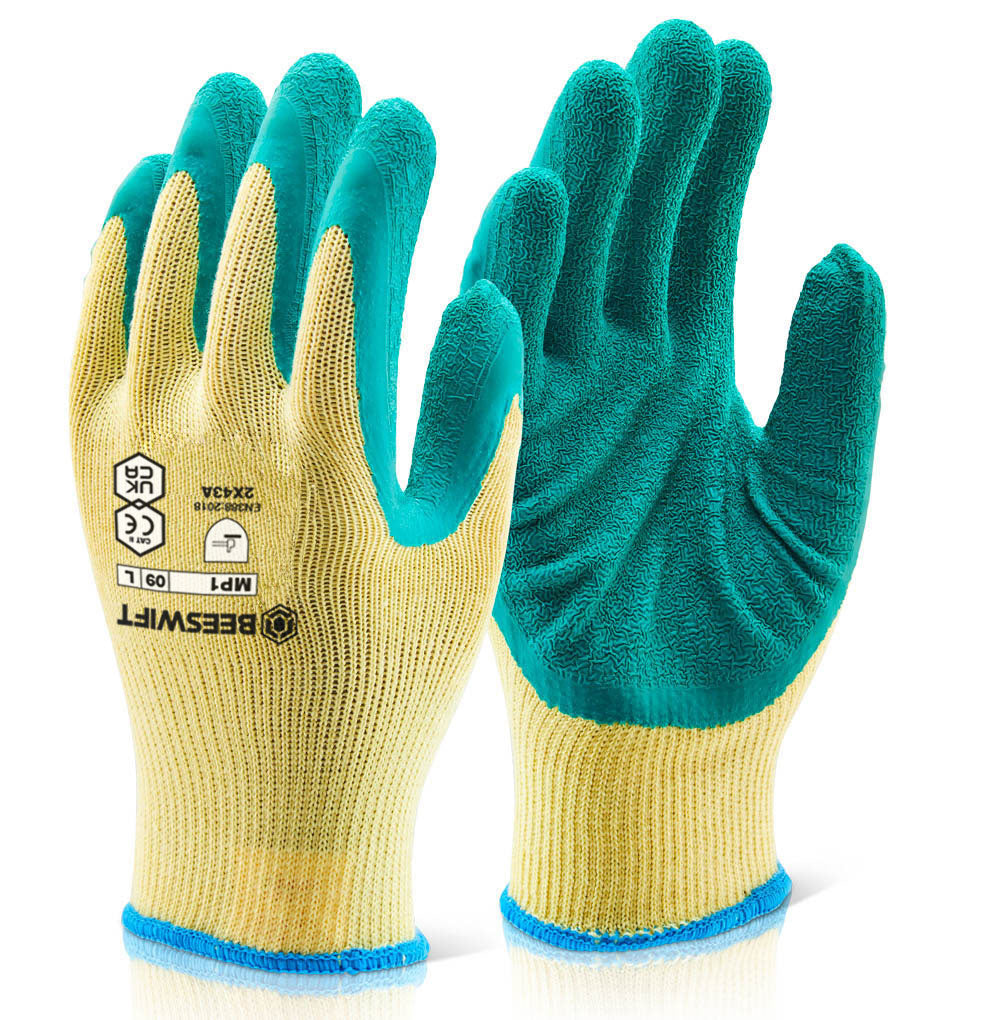 MP1 Gloves - Latex Palm Coated