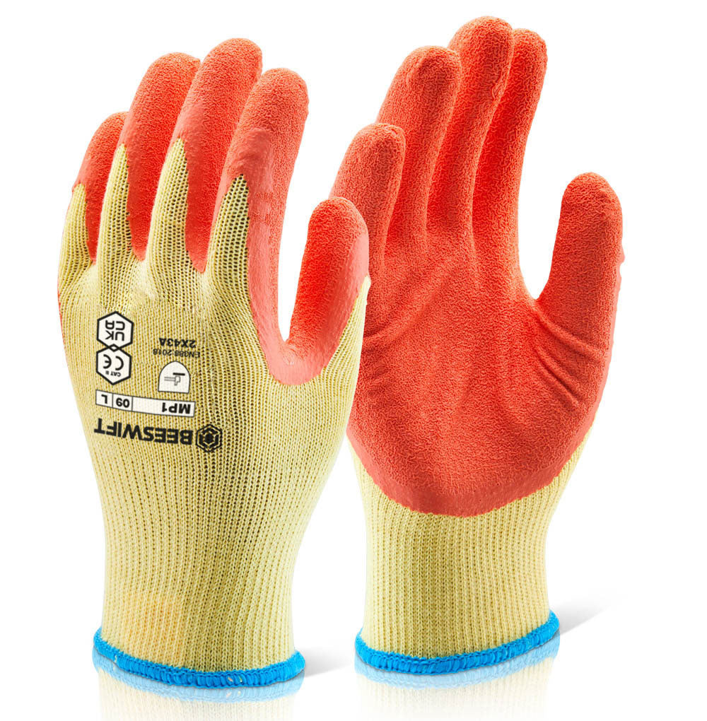 MP1 Gloves - Latex Palm Coated